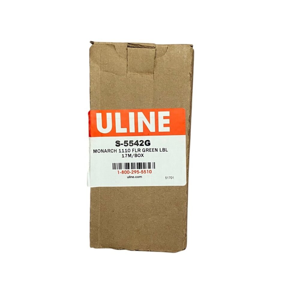 Uline Monarch 1110 Avery Dennison‎ Green Labels 17M NEW Opened Box